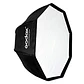 Octabox Godox armado rápido 80cm con grilla - Montura Bowens - Miniatura 2