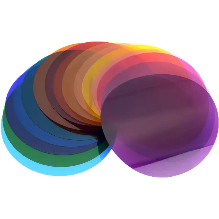 Set Efectos Colores para Flashes Godox Round Head 1