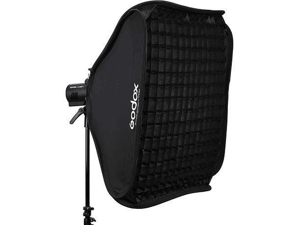 Softbox Godox 80x80cm con Grilla + Adaptador S2 para Flash