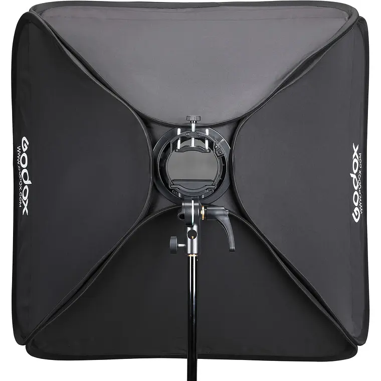 Softbox Godox 80x80cm con Grilla + Adaptador S2 para Flash 6