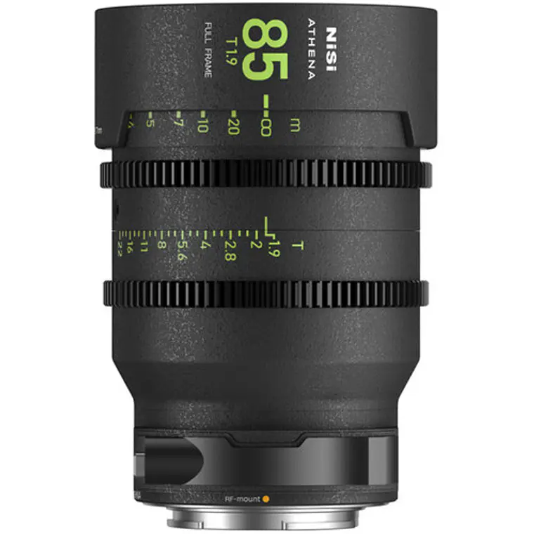 Lente de Cine NiSi ATHENA PRIME 85mm T1.9 - Montura E (Drop-In Filter) 1