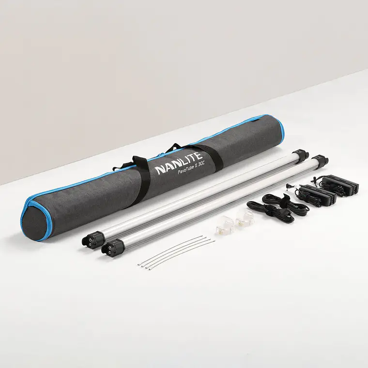 Kit 2 Tubos Led Nanlite PavoTube II 30C RGB - 120cm 2
