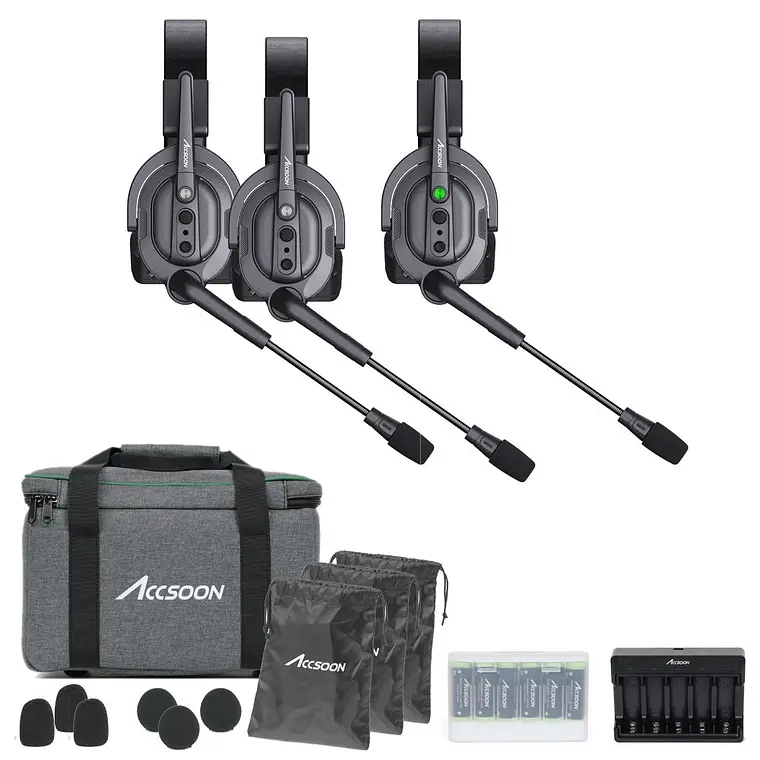 Sistema de Intercom Accsoon CoMo Wireless - 3 Usuarios 10
