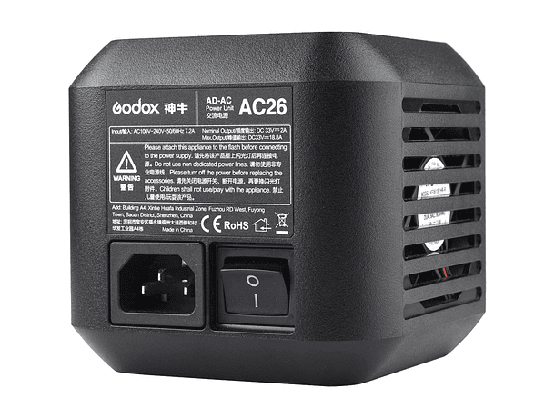 Adaptador de Corriente AC Godox para AD600Pro