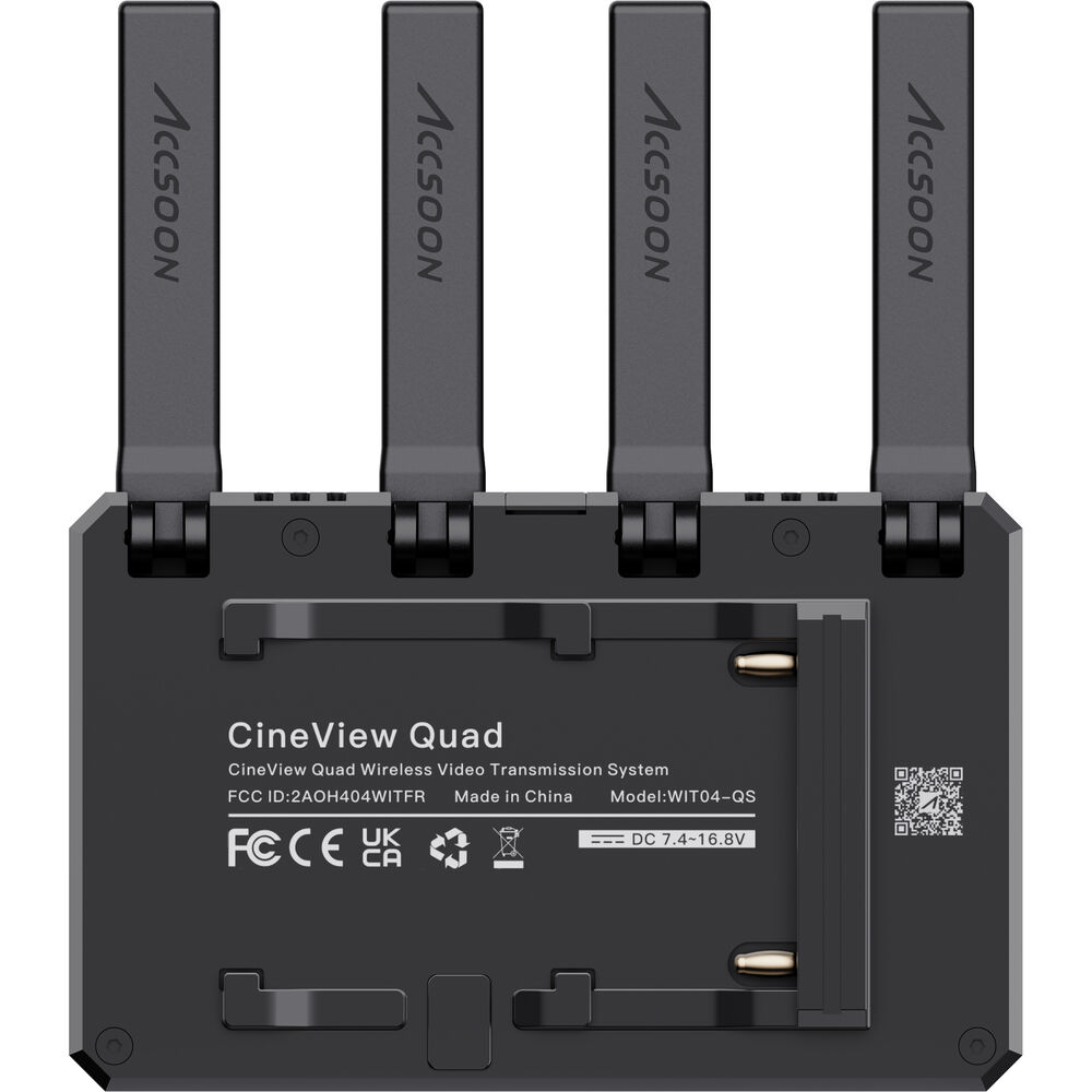 Sistema de Transmisión de Video Accsoon CineView Quad Multi Spectrum 4