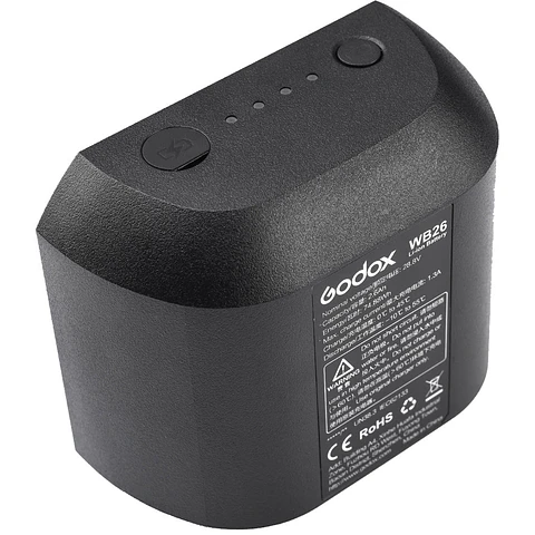 Batería Li-Ion Godox WB26 para AD600Pro - 28.8V / 2600mAh