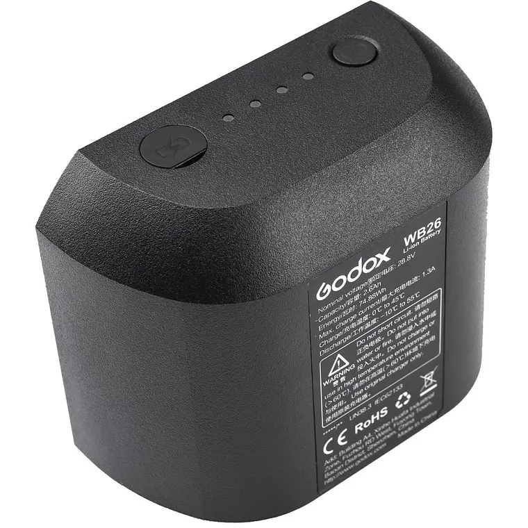 Batería Li-Ion Godox WB26 para AD600Pro - 28.8V / 2600mAh 1