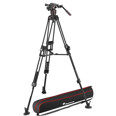  Soporte de cámara Manfrotto Kit 608/Alu Fast Twin Ms