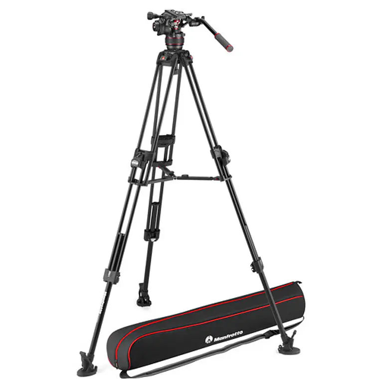  Soporte de cámara Manfrotto Kit 608/Alu Fast Twin Ms 1