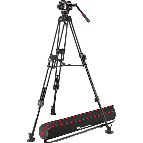 Soporte de cámara Manfrotto 504X & Alu Fast Twin Tripod