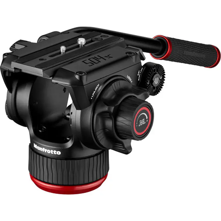 Soporte de cámara Manfrotto 504X & Alu Fast Twin Tripod 7