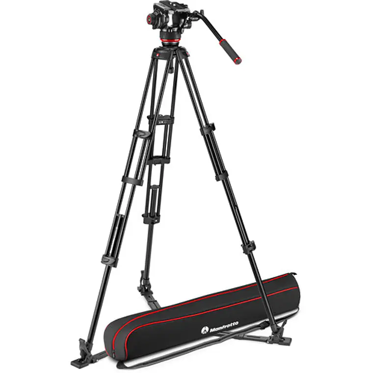Soporte de cámara Manfrotto 504X & ALU TWIN MS 1