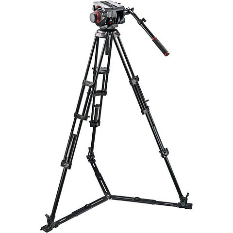 Trípode Manfrotto Pro Ground-Twin Kit 509HD con Cabezal de Video 545GB