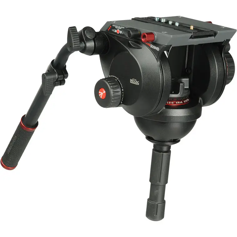 Trípode Manfrotto Pro Ground-Twin Kit 509HD con Cabezal de Video 545GB 2