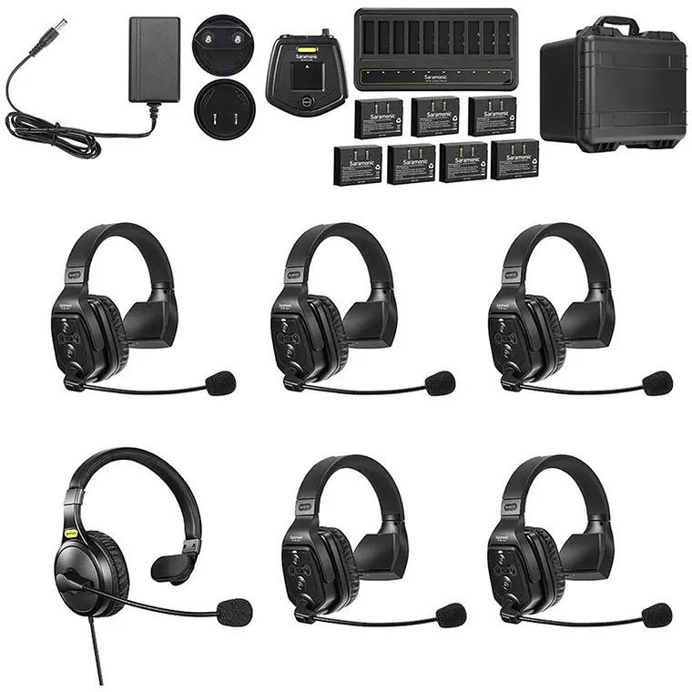 Sistema de intercomunicadores Saramonic WiTalk9-WT6S para 6 usuarios 2