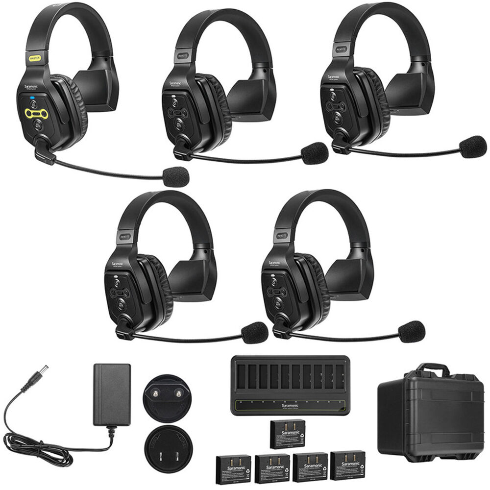 Sistema de intercomunicadores Saramonic WiTalk9 WT5S para 5 usuarios 1