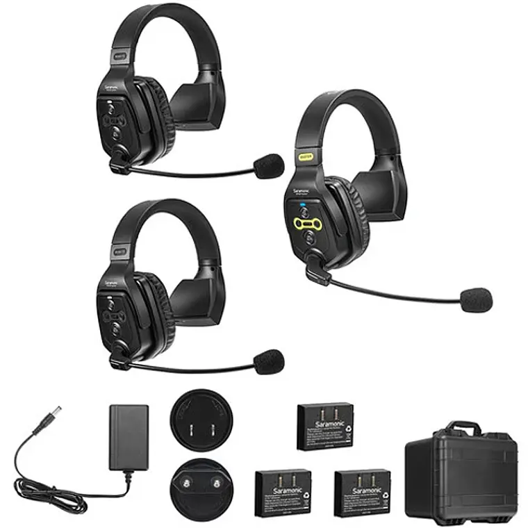 Sistema Intercom Saramonic WiTalk-WT3S para 3 Usuarios 1