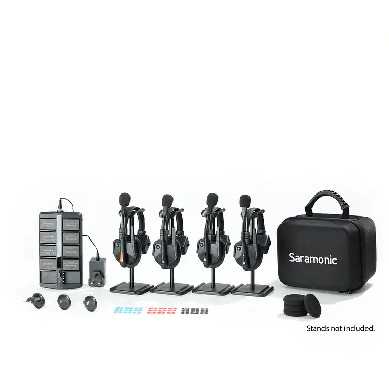 Sistema de intercomunicadores Saramonic Witalk9 WT4S para 4 usuarios 2