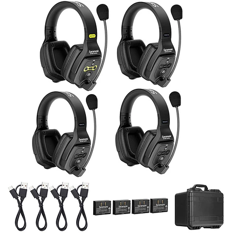 Sistema Intercom Saramonic WiTalk WT4D de 4 Usuarios
