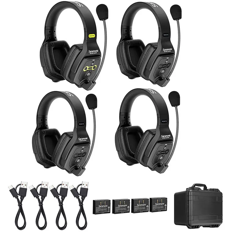 Sistema Intercom Saramonic WiTalk WT4D de 4 Usuarios 2