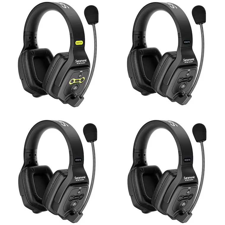 Sistema Intercom Saramonic WiTalk WT4D de 4 Usuarios 1