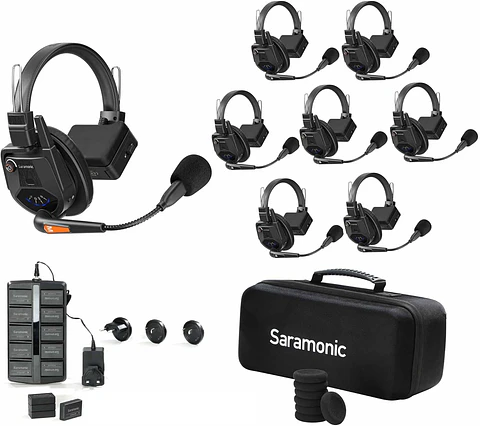 Sistema de intercomunicadores Saramonic WiTalk9 WT7S para 7 usuarios