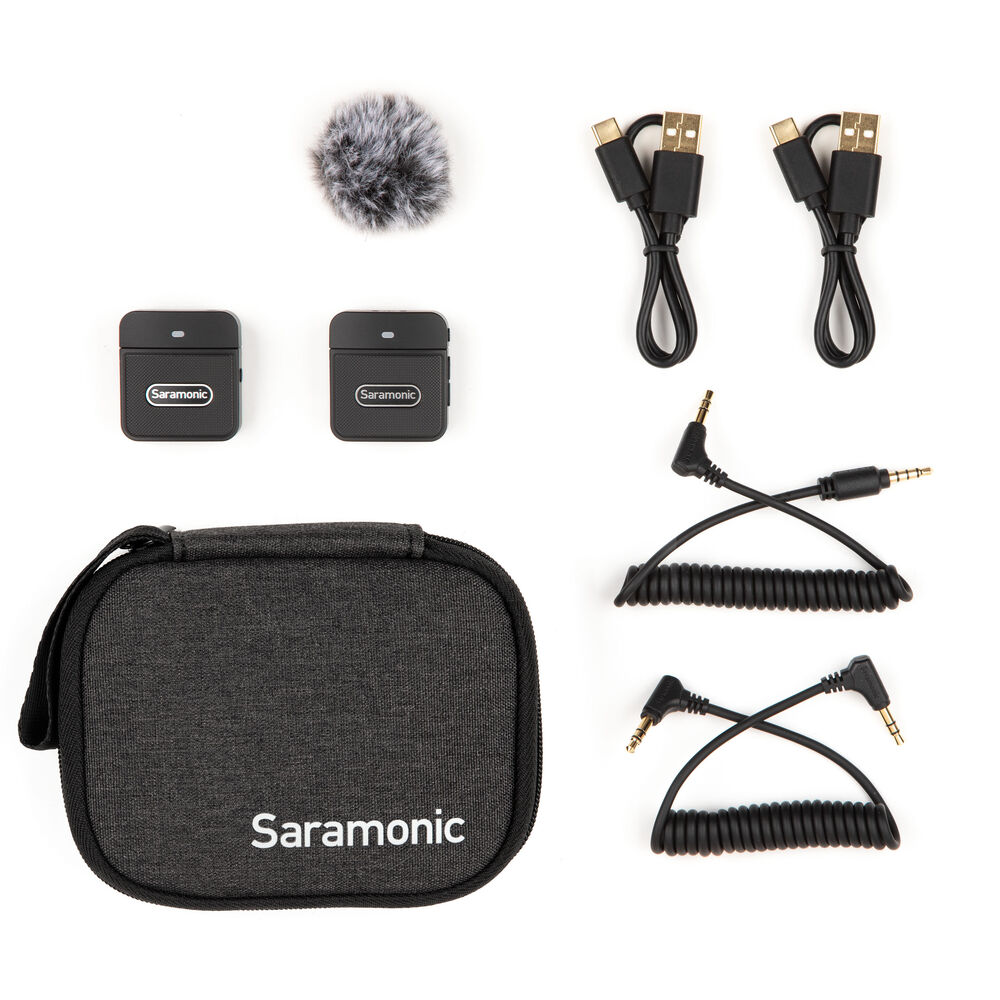 Micrófono inalámbrico Saramonic Blink 100 B1 con transmisor y receptor. 7