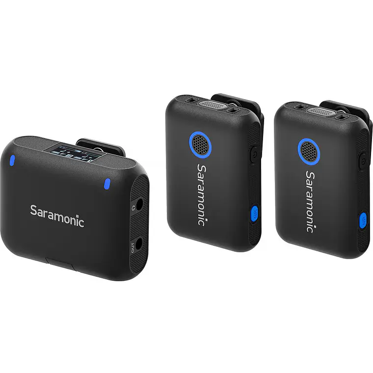 Micrófono inalámbrico Saramonic Blink500 B2+ con 2 transmisores y receptor 6