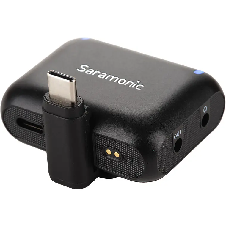 Micrófono inalámbrico Saramonic Blink500 B2+ con 2 transmisores y receptor 9