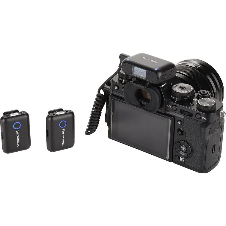 Micrófono inalámbrico Saramonic Blink500 B2+ con 2 transmisores y receptor 13