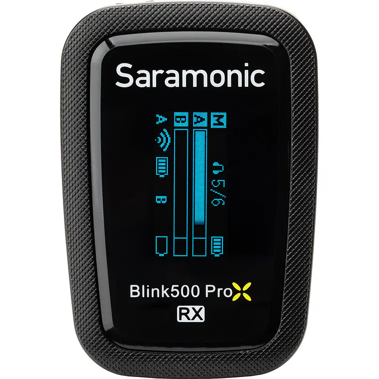 Micrófono inalámbrico Saramonic Blink 500 ProX B2 con 2 transmisores y receptor 8