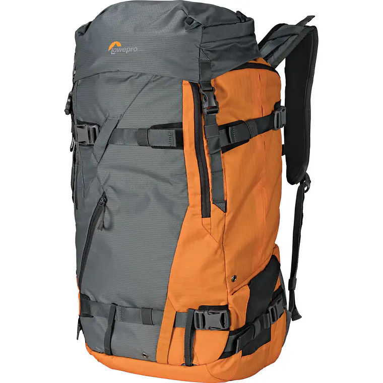 Mochila Lowepro Powder Backpack 500 AW Gris/Naranja 3