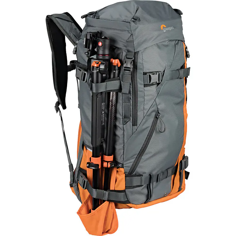 Mochila Lowepro Powder Backpack 500 AW Gris/Naranja 4