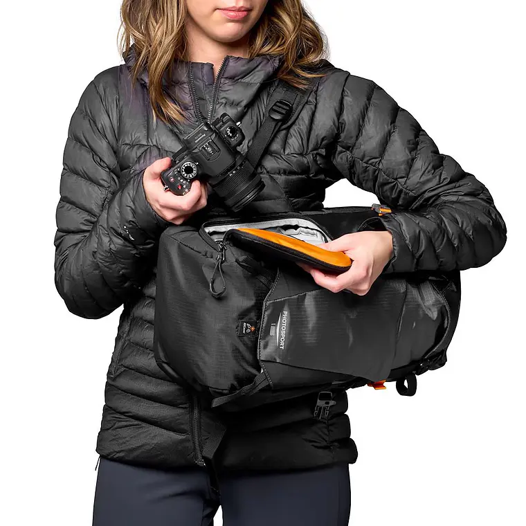 Mochila para cámara Lowepro PhotoSport Outdoor BP 15L AW III Gris/Negro 23