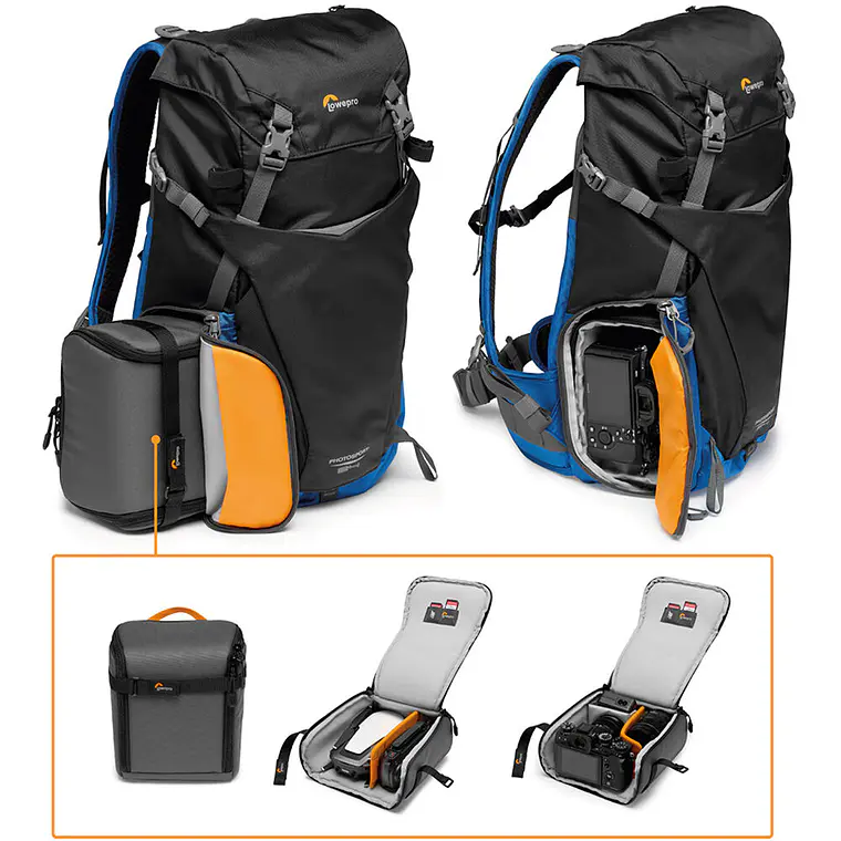 Mochilas para cámaras Lowepro PhotoSport Outdoor Backpack BP 24L AW III Azul 14