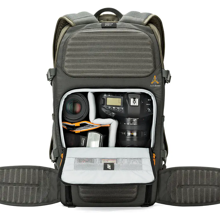 Mochila para cámara Lowepro Flipside Trek BP 450 AW Gris/Verde Oscuro 7