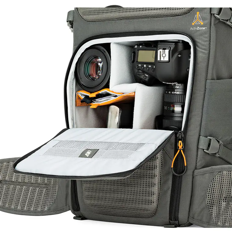Mochila para cámara Lowepro Flipside Trek BP 450 AW Gris/Verde Oscuro 8
