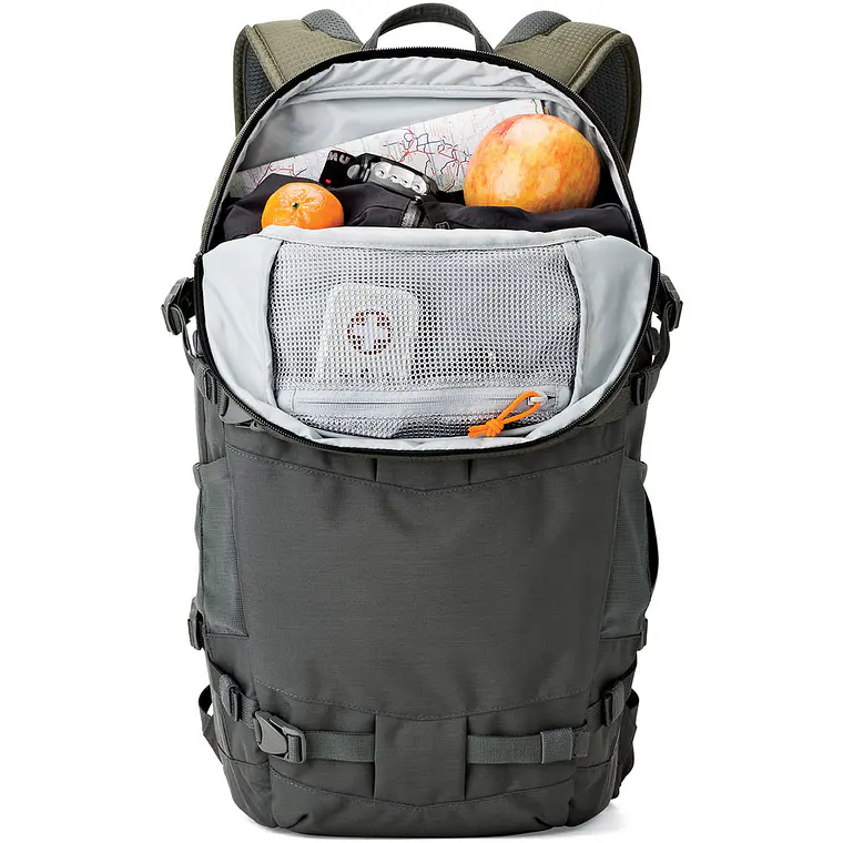 Mochila para cámara Lowepro Flipside Trek BP 450 AW Gris/Verde Oscuro 10