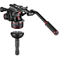 Trípode Manfrotto Nitrotech 612 con patas dobles de aluminio y esparcidor medio - Miniatura 7
