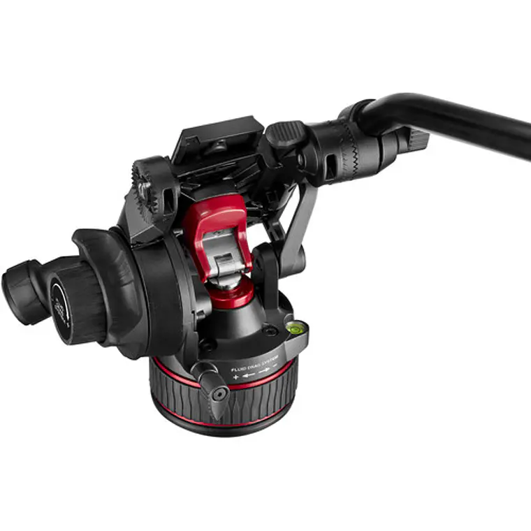 Trípode Manfrotto Nitrotech 612 con patas dobles de aluminio y esparcidor medio 10