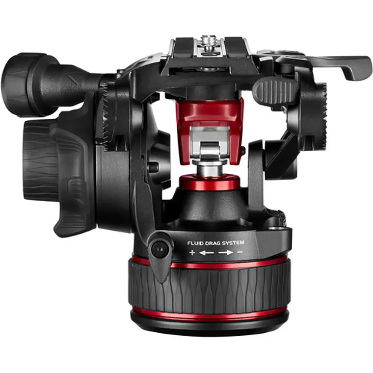 Trípode Manfrotto Nitrotech 612 con patas dobles de aluminio y esparcidor medio 13