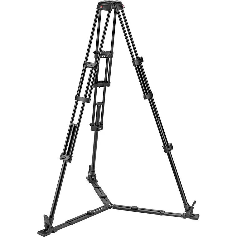 Trípode Manfrotto Nitrotech 608 con patas dobles de aluminio y esparcidor de suelo 3