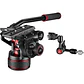 Trípode Manfrotto Nitrotech 608 con patas dobles de aluminio y esparcidor medio - Miniatura 10