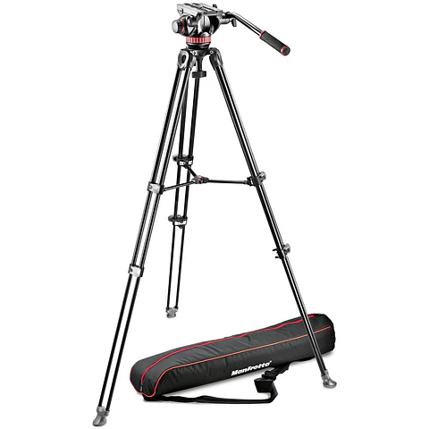 Trípode MVT502AM Manfrotto con cabezal fluido 502 
