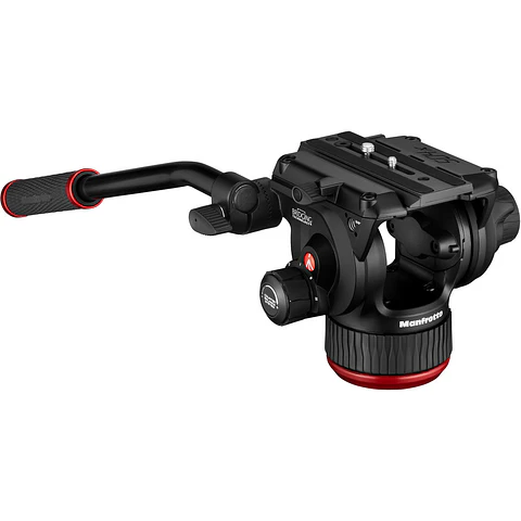Rótula de video fluida Manfrotto 504X con base plana