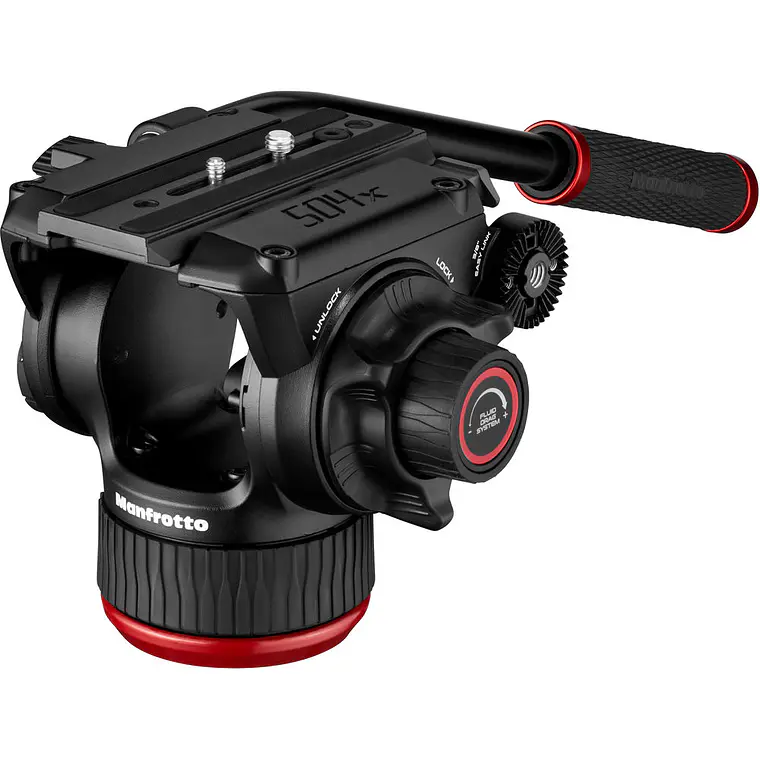 Rótula de video fluida Manfrotto 504X con base plana 3