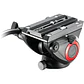  trípode de aluminio 190X Manfrotto con cabezal fluido 500 - Miniatura 6