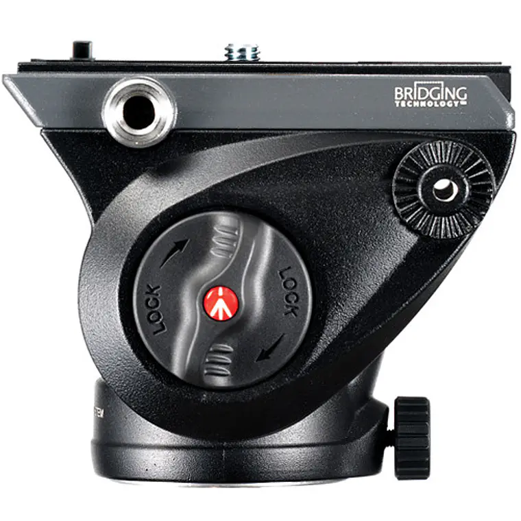  trípode de aluminio 190X Manfrotto con cabezal fluido 500 7