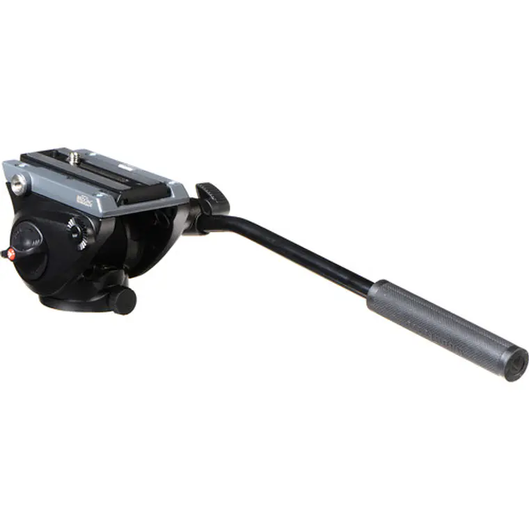  trípode de aluminio 190X Manfrotto con cabezal fluido 500 15