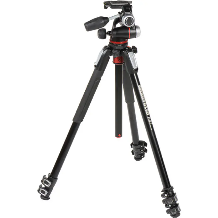 Trípode Manfrotto 190XPRO3 con rótula de 3 vías MHXPRO-3W 5